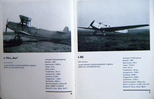 Schulze "Typenschau Deutscher Flugzeuge" German Aerplane-History 1935 (2296)